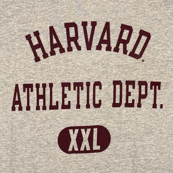 Vintage 90s Champion Harvard University College Heather Gray T-Shirt Adult Large - Picture 2 of 10